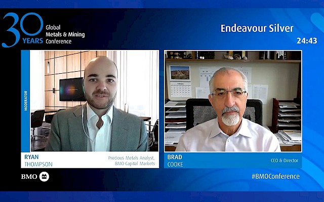 BMO Global Metals & Mining Conference Fireside Chat with CEO, Bradford Cooke and BMO Analyst, Ryan Thompson.